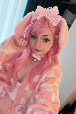 my melody cosplay, sanrio