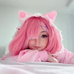 bocchichu, cosplayer, ram re:zero cosplay